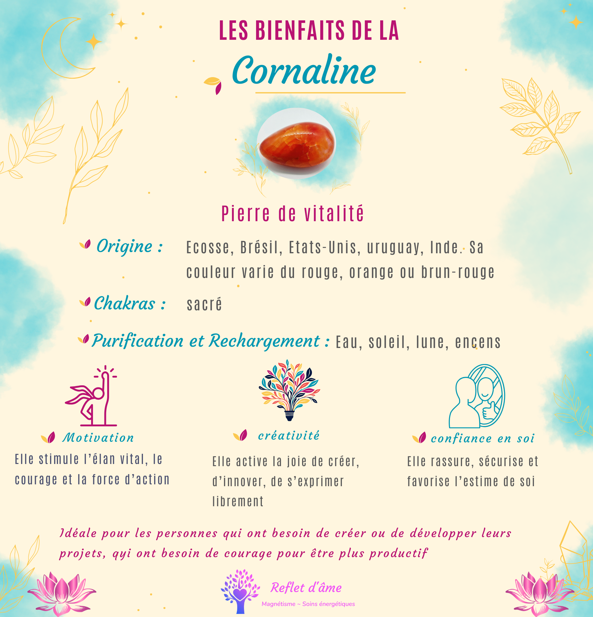 les bienfaits de la cornaline