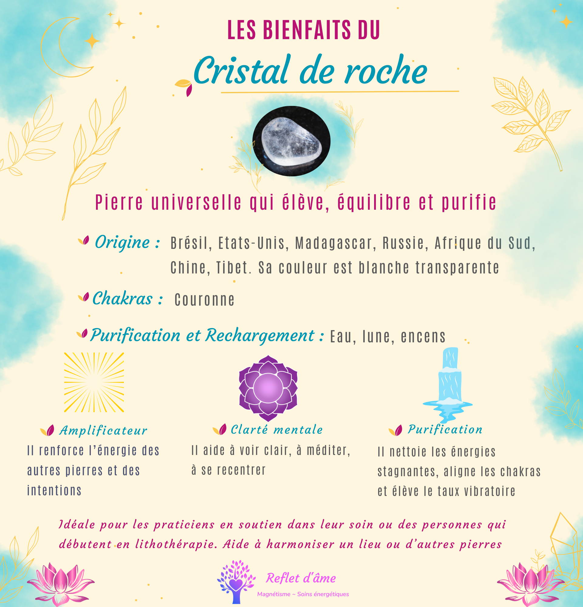 les bienfaits du cristal de roche