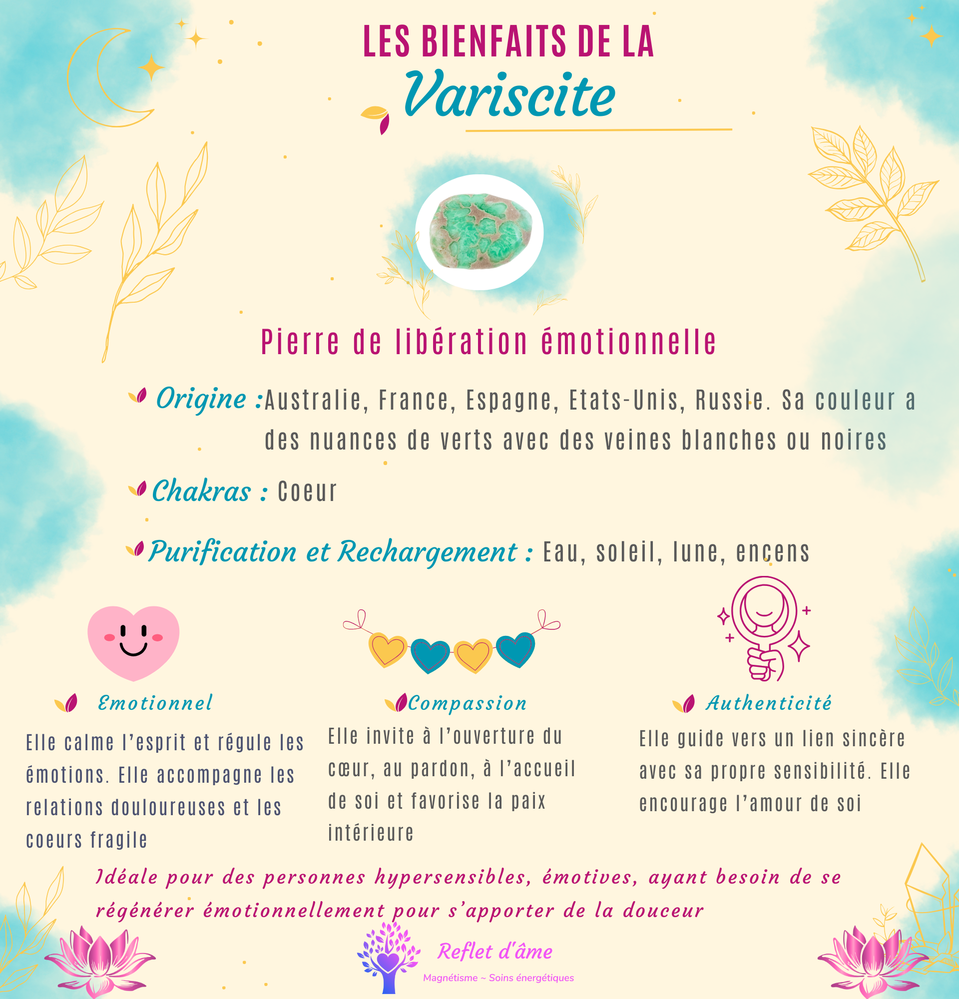 les bienfaits de la variscite